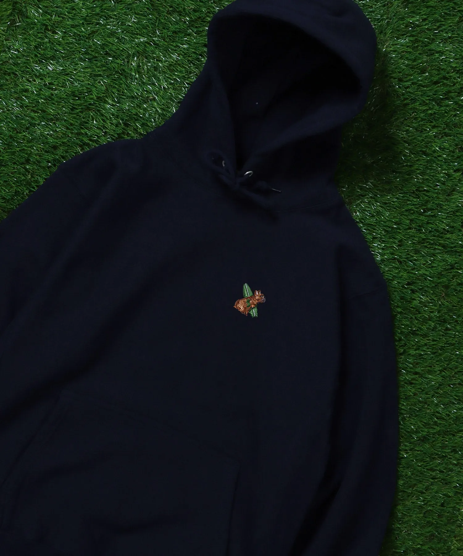 ≪カスタムオーダー≫ TES SURF BUHI CUSTOM ONE POINT EMB PARKA / ワンポイント刺繍パーカー