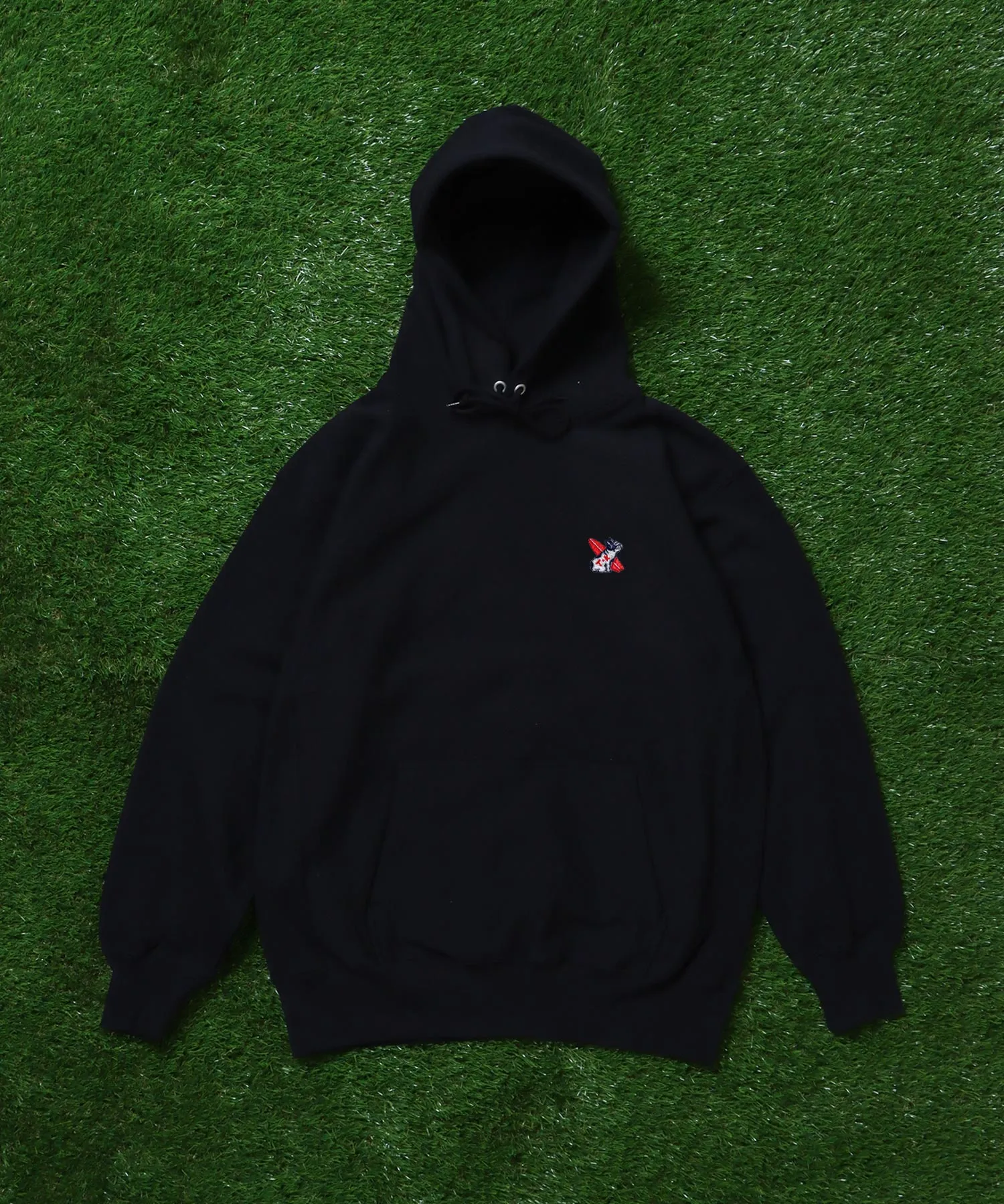 ≪カスタムオーダー≫ TES SURF BUHI CUSTOM ONE POINT EMB PARKA / ワンポイント刺繍パーカー