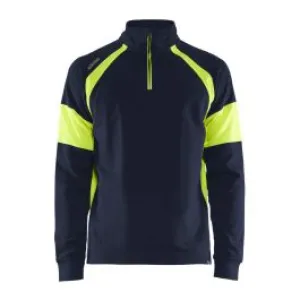 3550&#x20;Work&#x20;Sweatshirt&#x20;met&#x20;High&#x20;Vis&#x20;Zones-&#x20;Bl&#xE5;kl&#xE4;der
