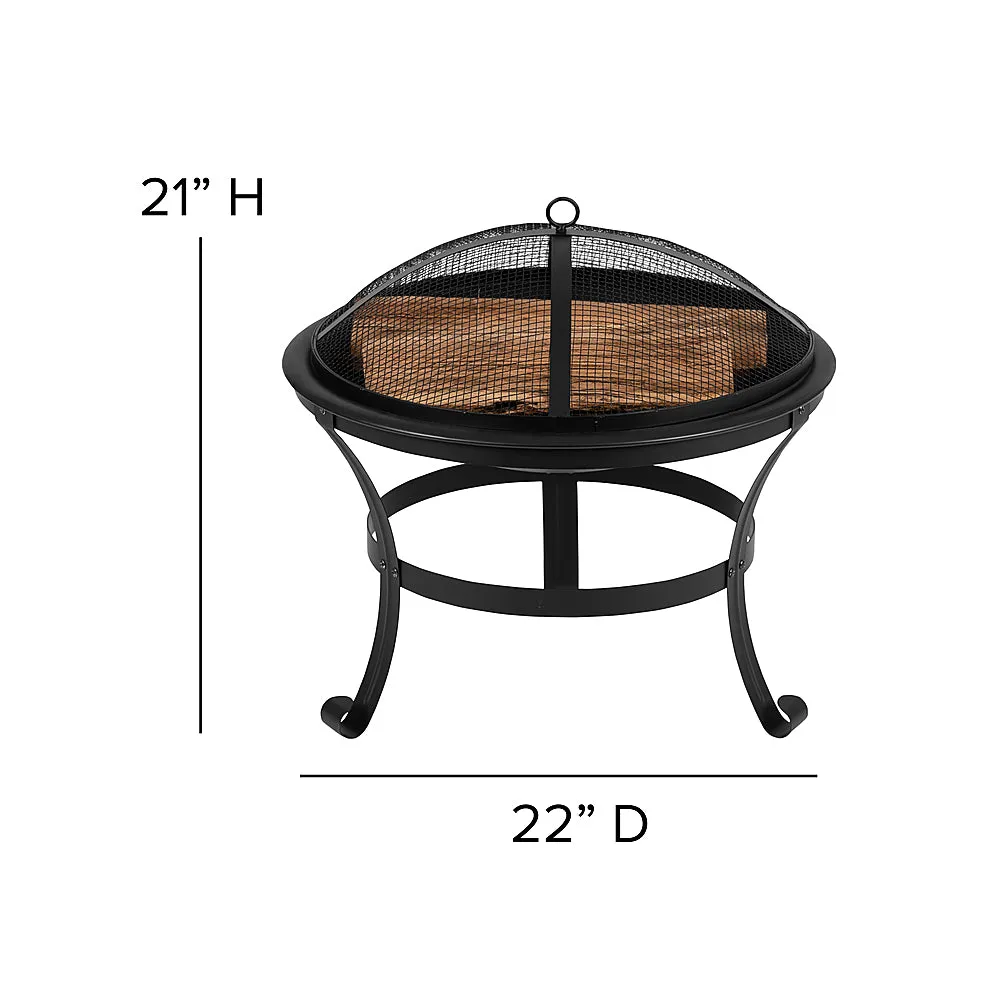 Alamont Home - Chelton Fire Pit - Black
