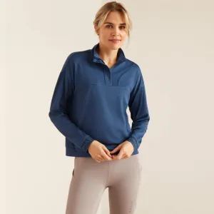 Ariat Breathe Half Zip Sweatshirt Dark Denim