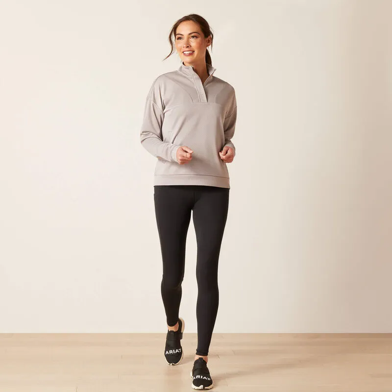 Ariat Breathe Half Zip Sweatshirt Zinc