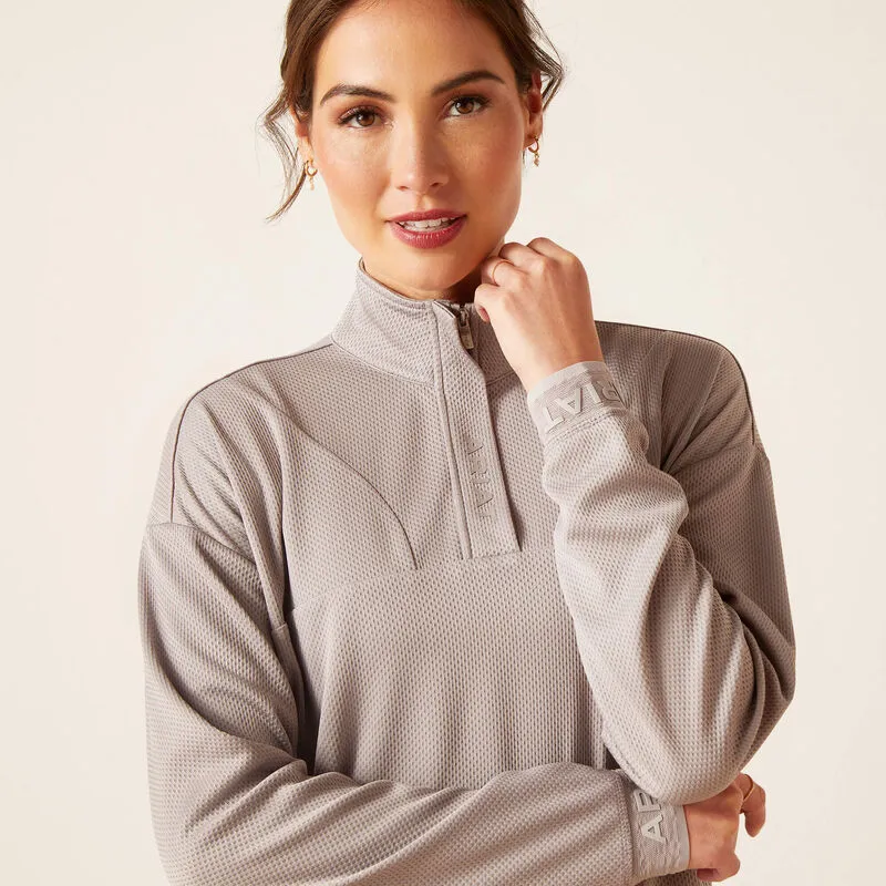 Ariat Breathe Half Zip Sweatshirt Zinc