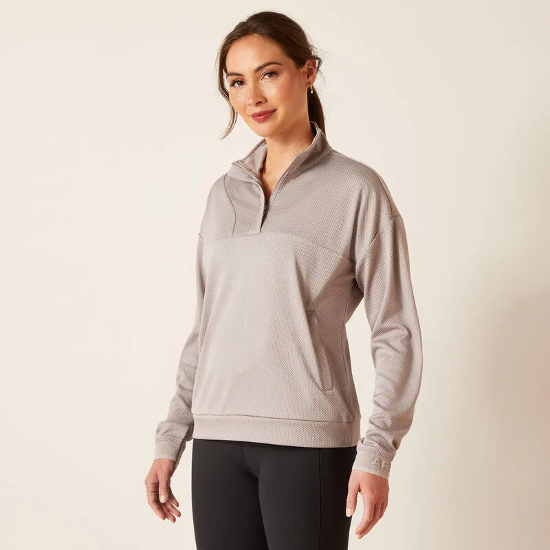 Ariat Breathe Half Zip Sweatshirt Zinc