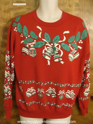 Awful Red Cheap Christmas Sweatshirt