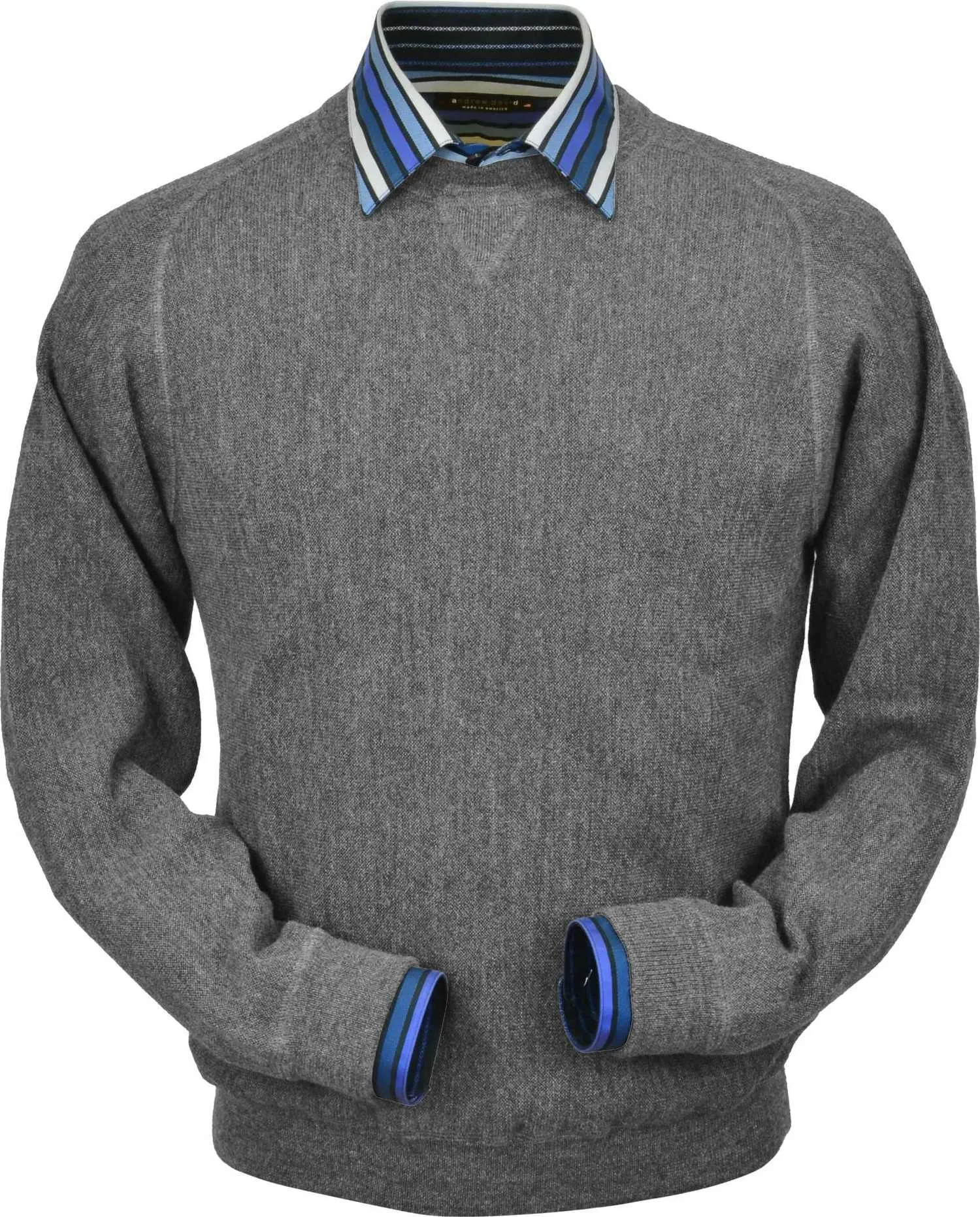 Baby Alpaca Link Sweatshirt - Sky Gray