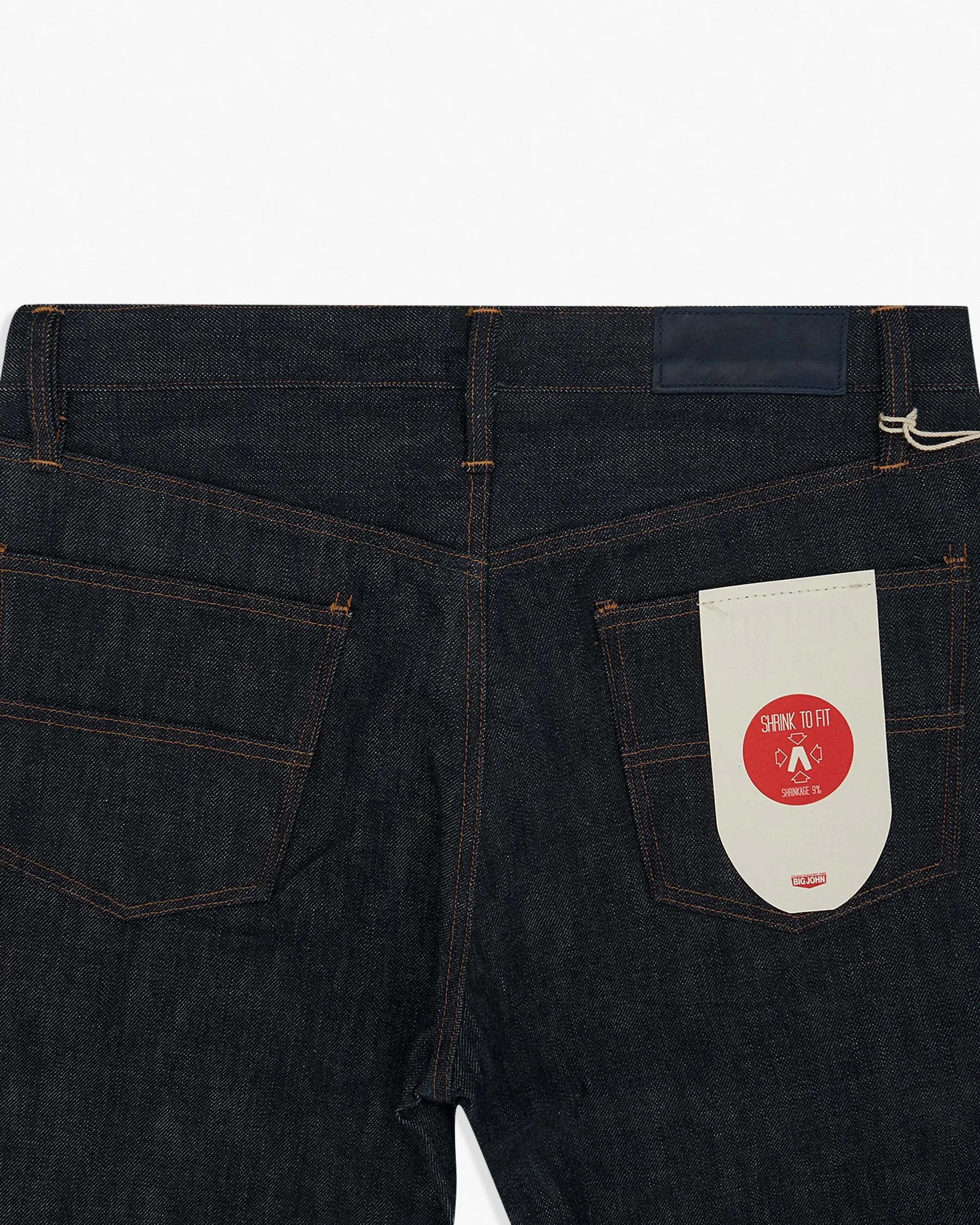 Big John RARE R008 Straight Fit Mens Jeans - 15.5oz Unsanforized Selvedge Denim