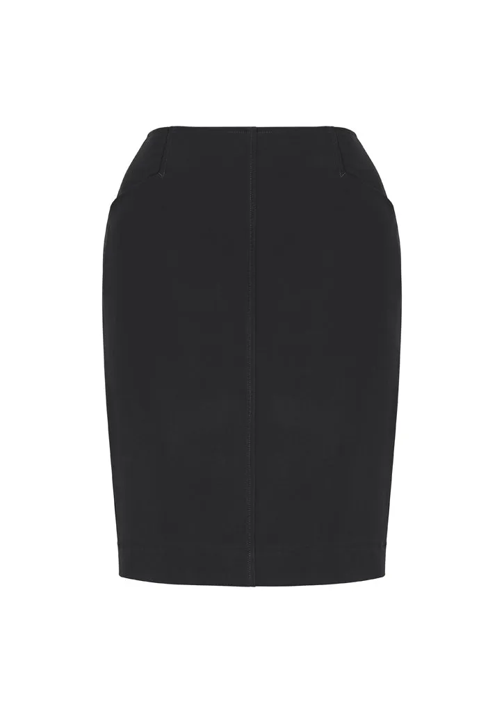 Biz Corporate Womens Siena Bandless Pencil Skirt (20717)