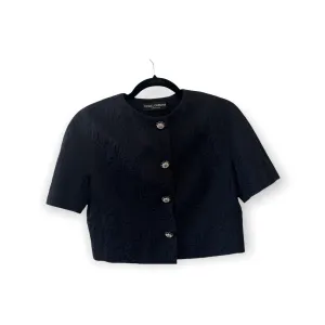 Black Cropped Top - S
