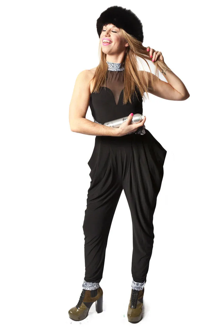Black Sweet Heart Jumpsuit