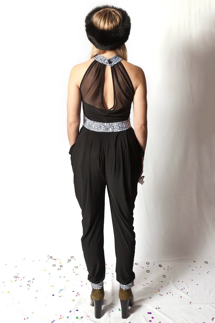 Black Sweet Heart Jumpsuit