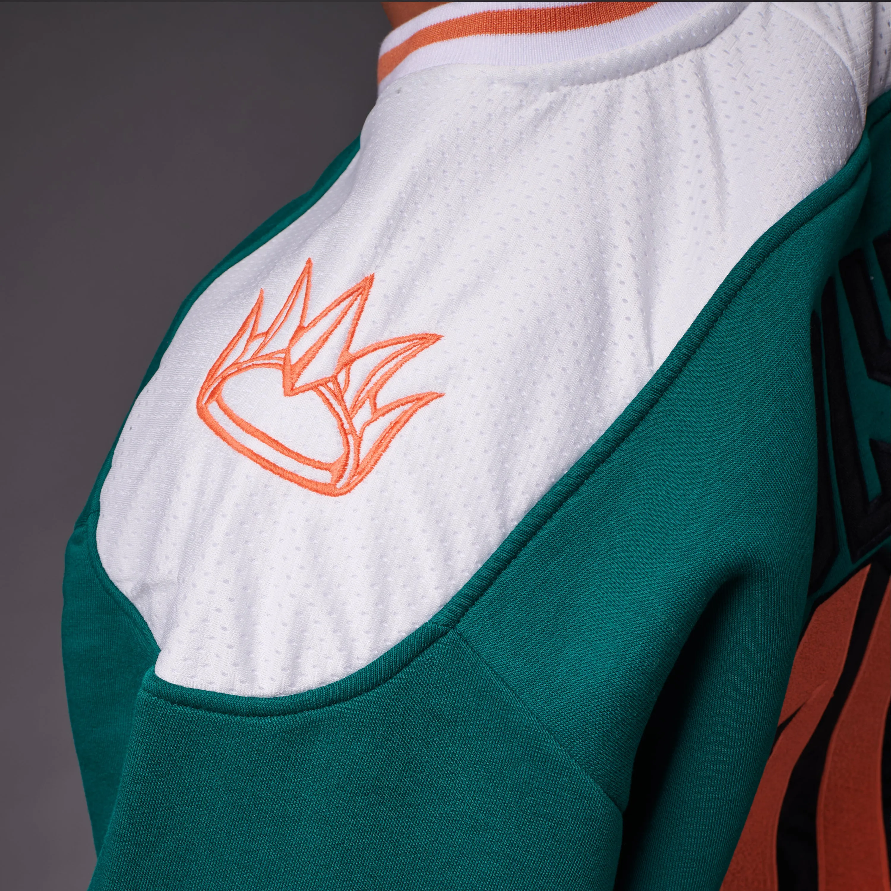 Blur Hockey Crewneck Forest Green