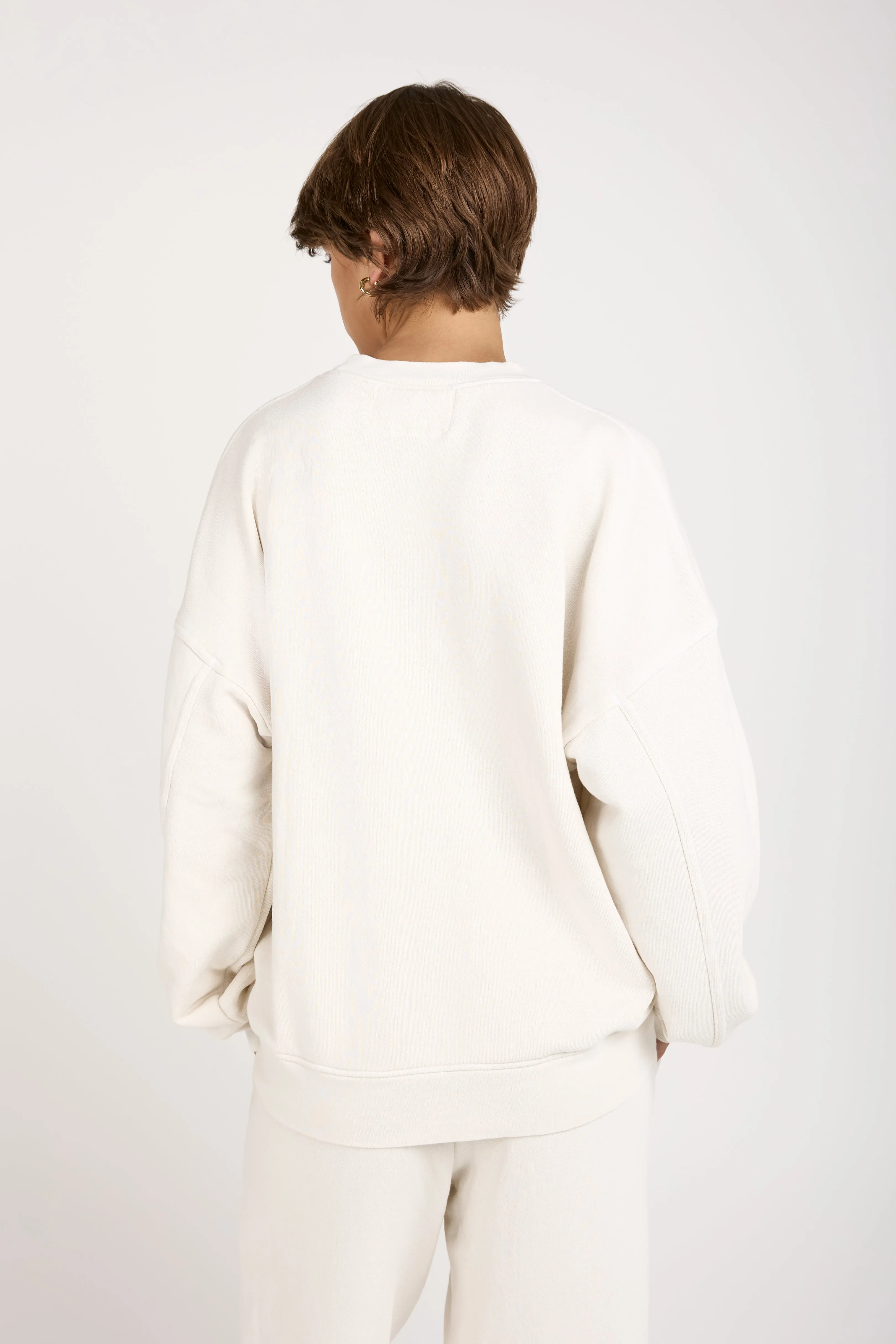 Boston Crewneck Sweatshirt in Vintage Bone