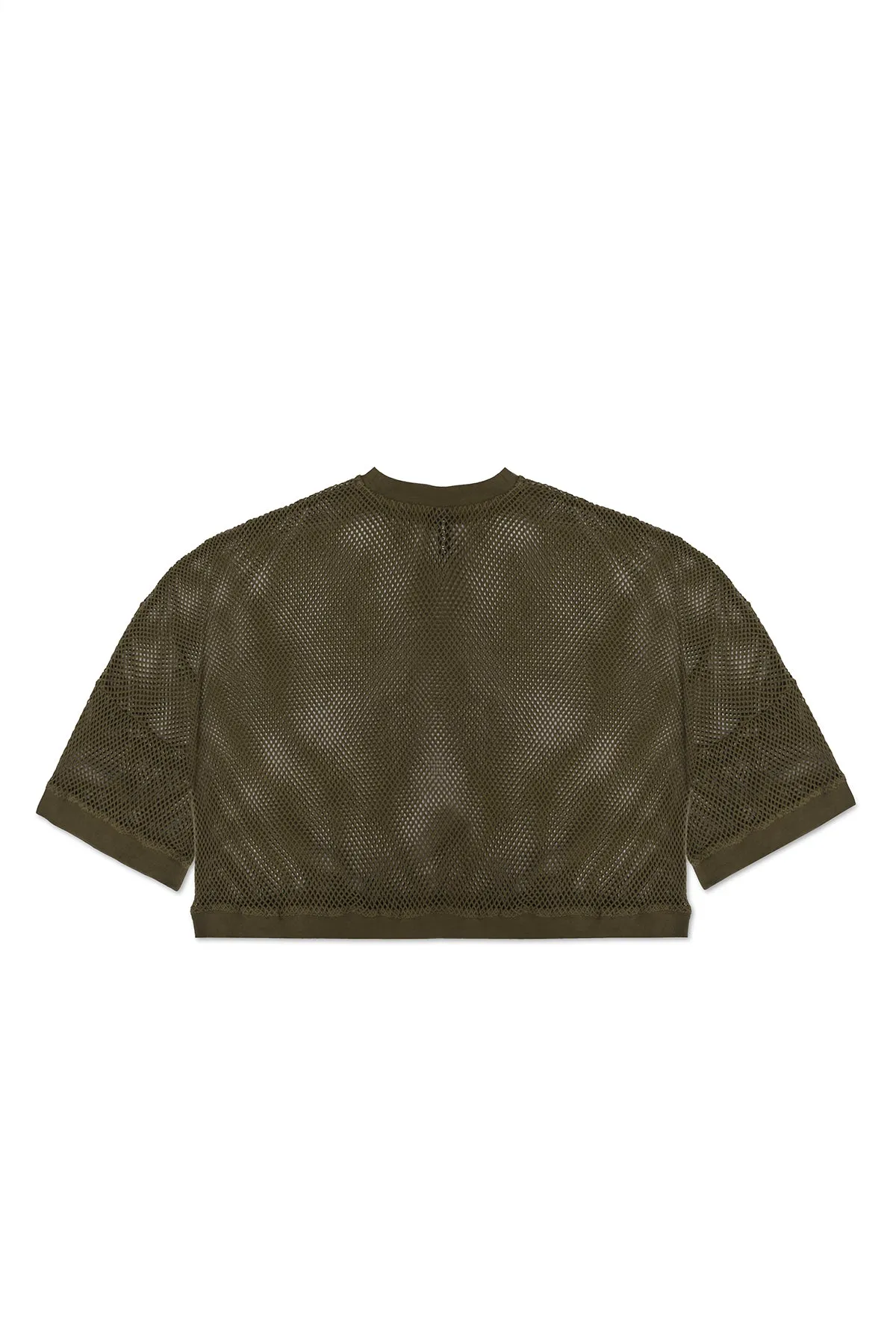 BOXER MESH SHIRT IN ARMY GREEN