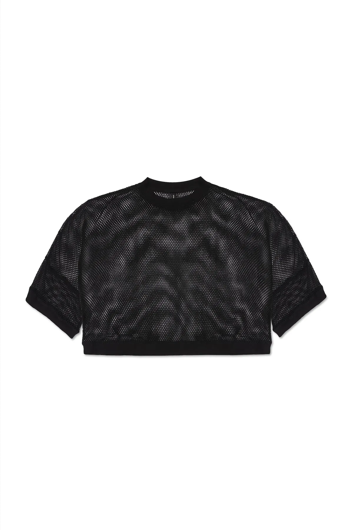 BOXER MESH SHIRT IN BLACK