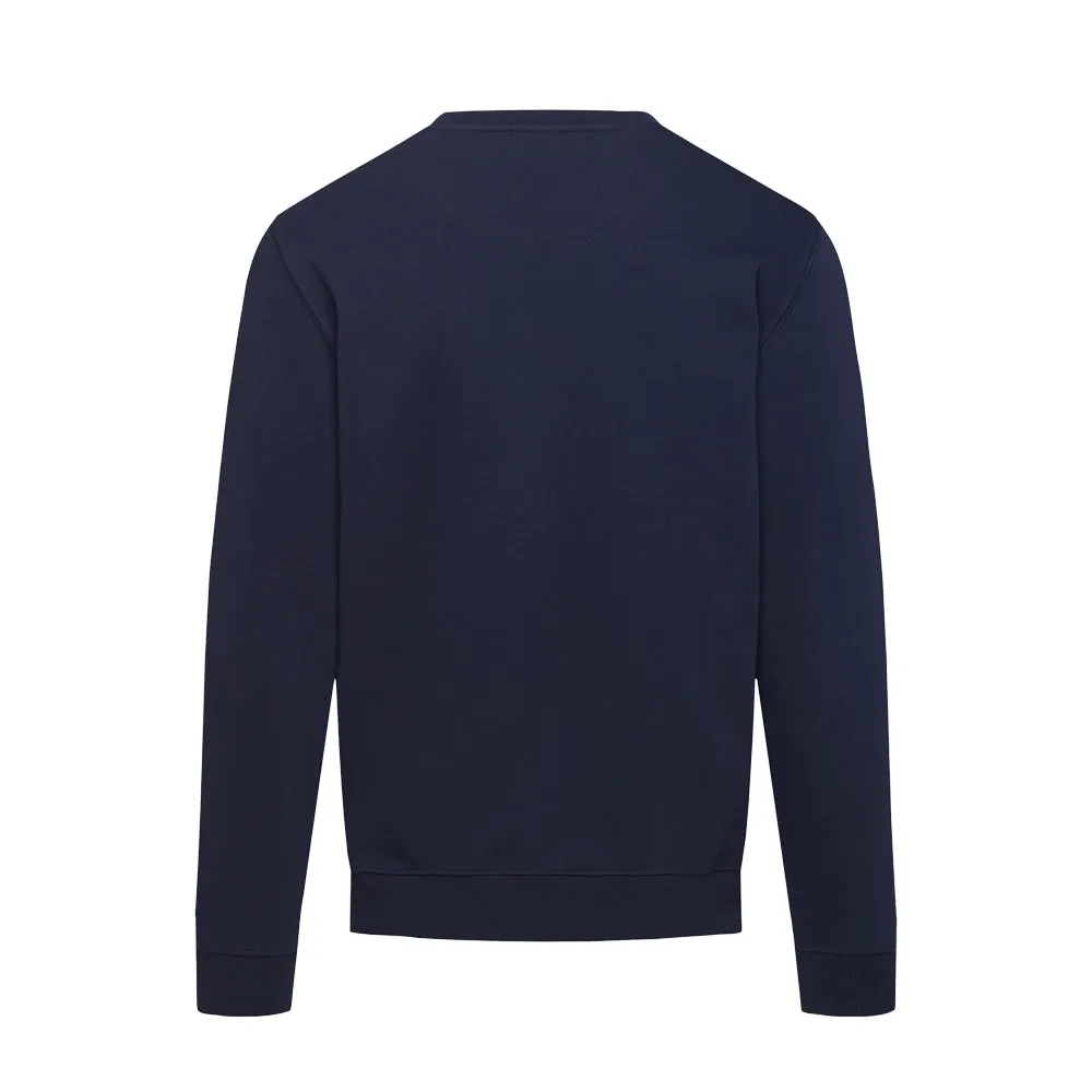 CAFE DU CYCLISTE Marlene Cotton Sweatshirt - Navy