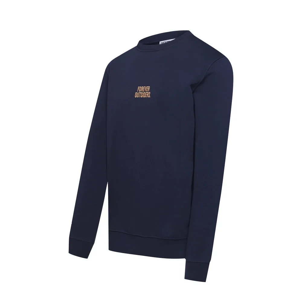 CAFE DU CYCLISTE Marlene Cotton Sweatshirt - Navy