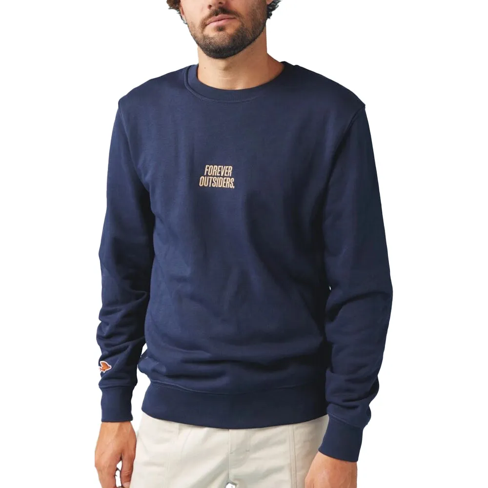CAFE DU CYCLISTE Marlene Cotton Sweatshirt - Navy