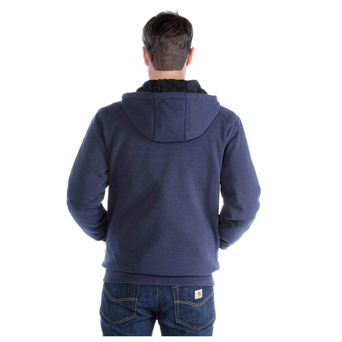 Carhartt&#x20;103312&#x20;Rockland&#x20;Quilt&#x20;Lined&#x20;Full&#x20;Zip&#x20;Hooded&#x20;Sweatshirt&#x20;-&#x20;New&#x20;Navy