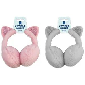 Cat Ear Muffs Single - Assorted Winter Headwear Warm Ear Warmers