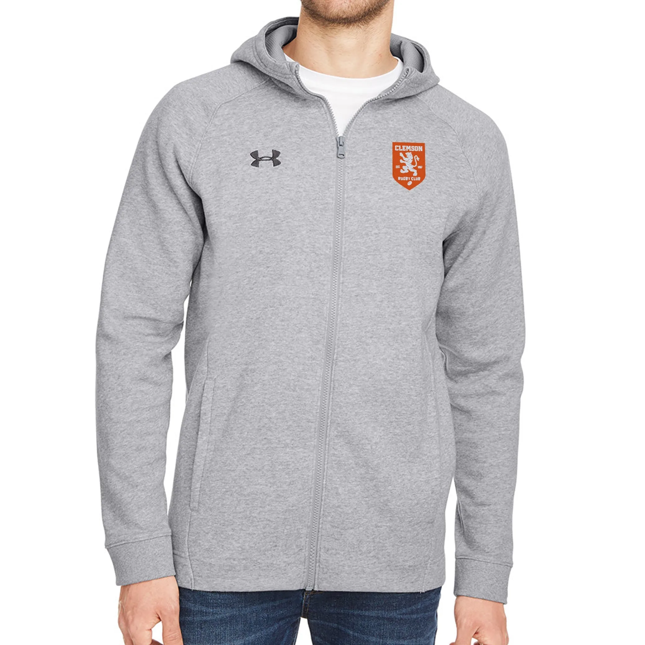 Clemson Rugby Hustle Zip Hoodie