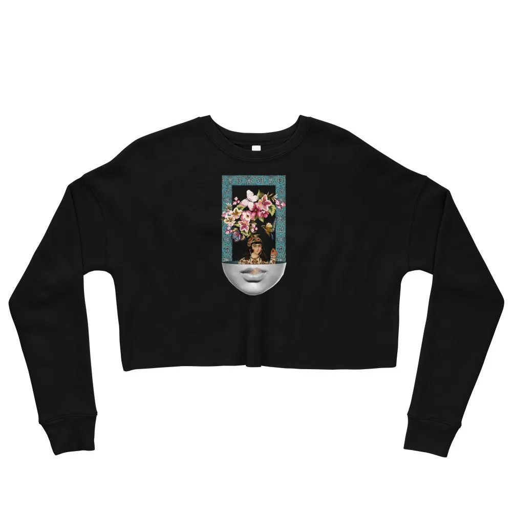 Colorful Frame Crop Sweatshirt