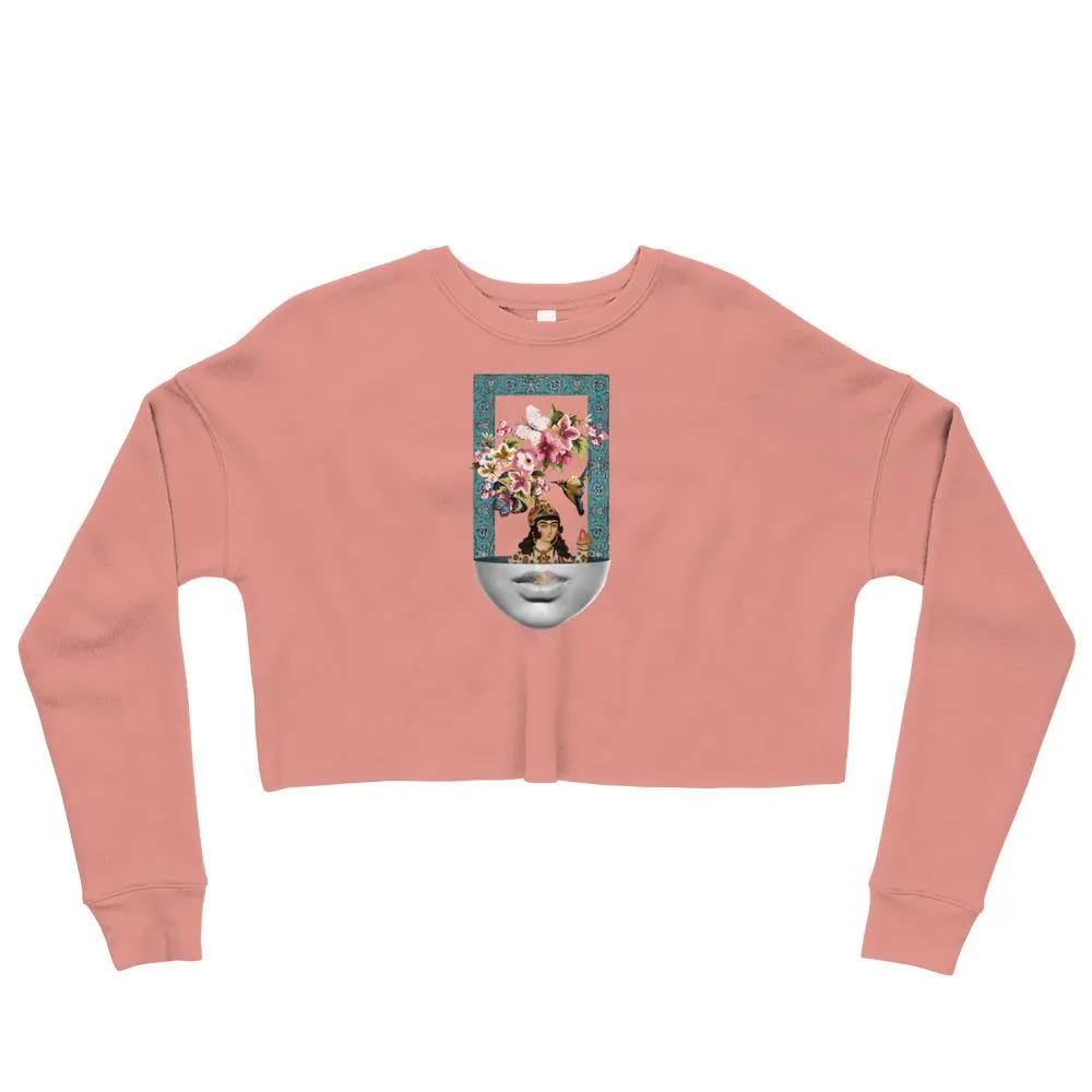 Colorful Frame Crop Sweatshirt