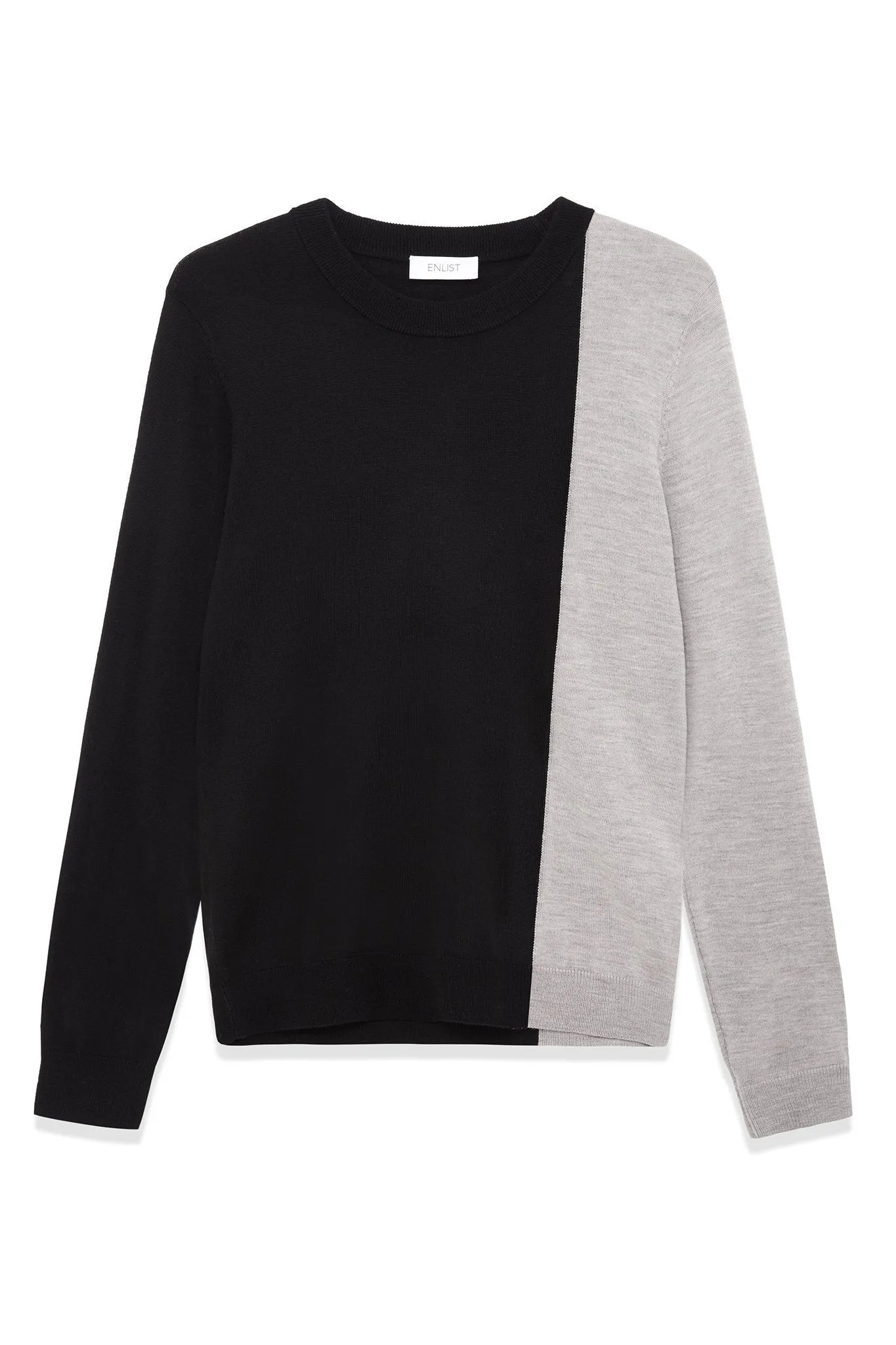 Colour Block Merino Wool Sweater