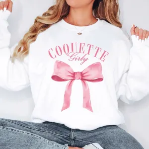 Coquette Girly Crew Sweatshirt