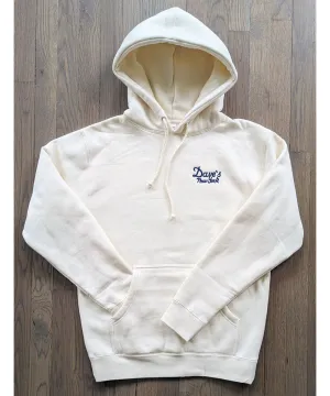 Dave&#39;s New York Vintage Logo Hooded Sweatshirt - Natural