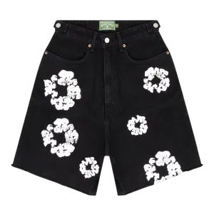 Denim Tears X Levi's Wreath Jean Shorts 'Black'