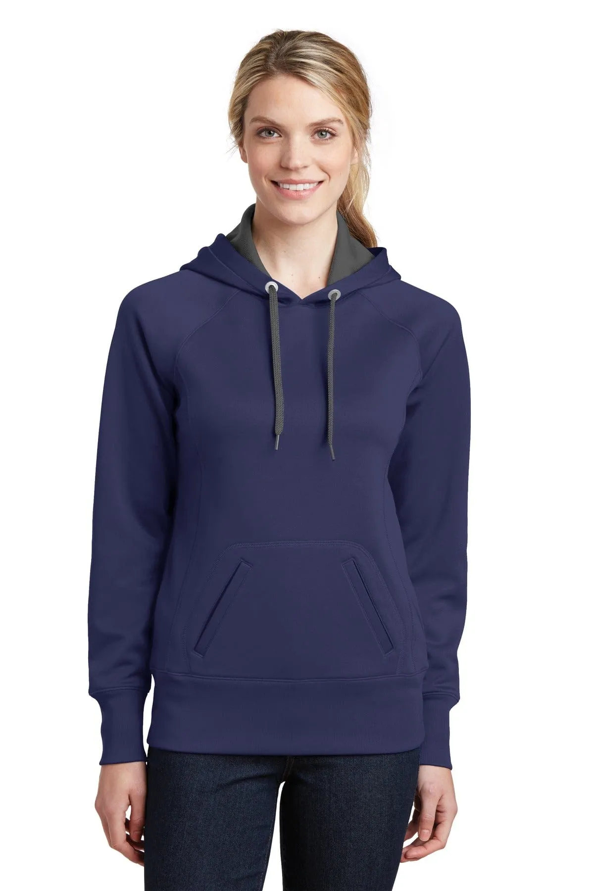 DISCONTINUED  Sport-Tek ®  Ladies Tech Fleece Hooded Sweatshirt.  LST250