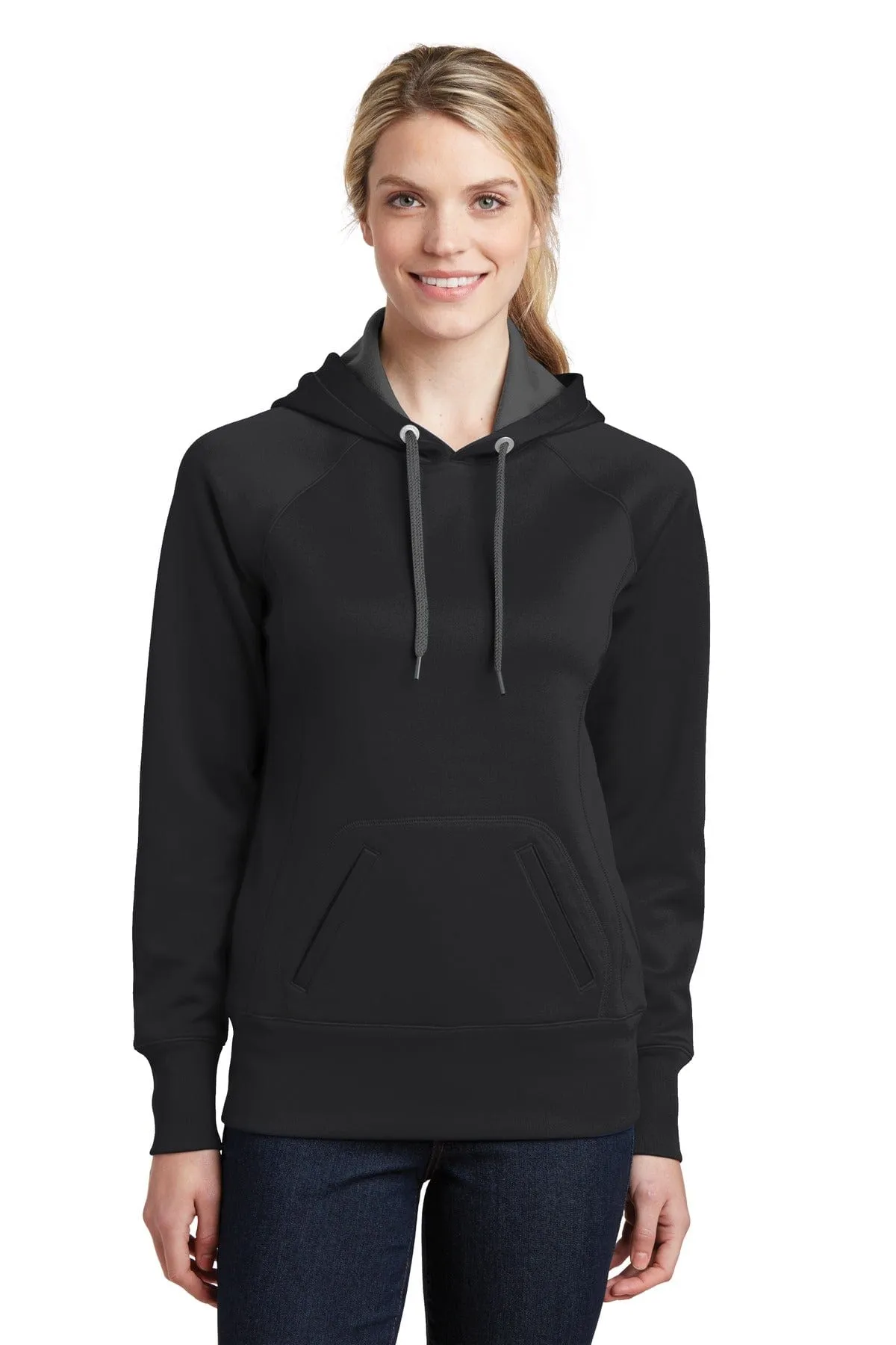 DISCONTINUED  Sport-Tek ®  Ladies Tech Fleece Hooded Sweatshirt.  LST250
