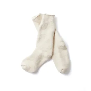 Double Face Crew Socks - Oatmeal