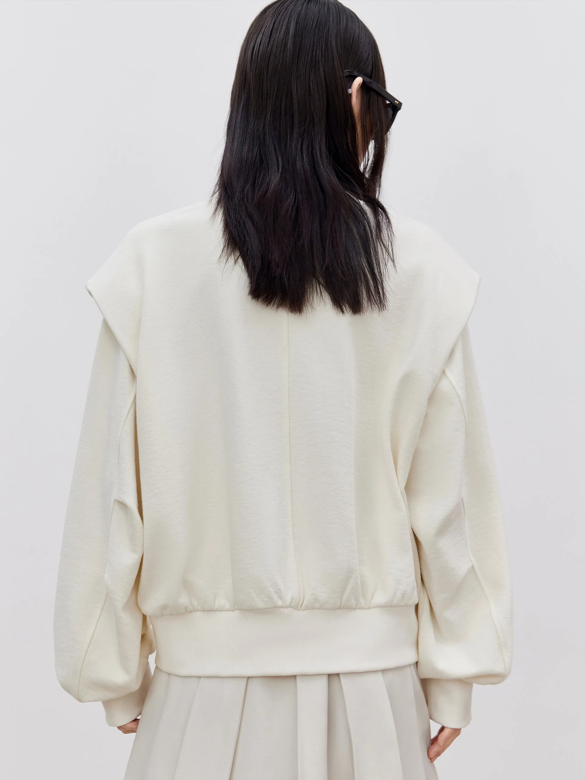 Fake Two Piece Cotton Sweatshirt
