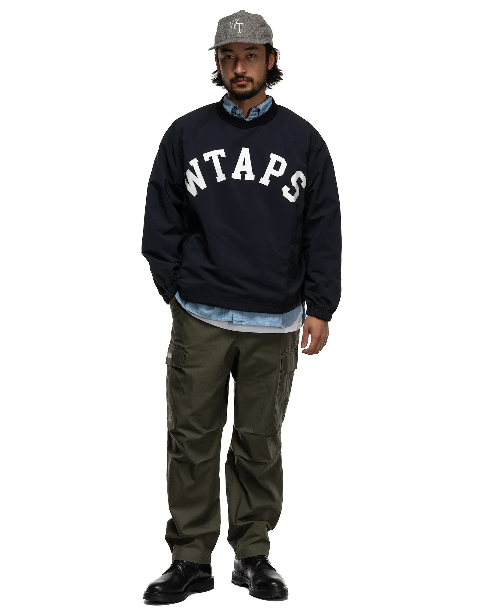 Finder / LS / Sweater Nylon. Tussah Black