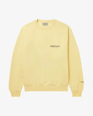 FOG ESSENTIALS SS22 MR PORTER EXCLUSIVE CREAM GARDEN GLOVE YELLOW CREWNECK