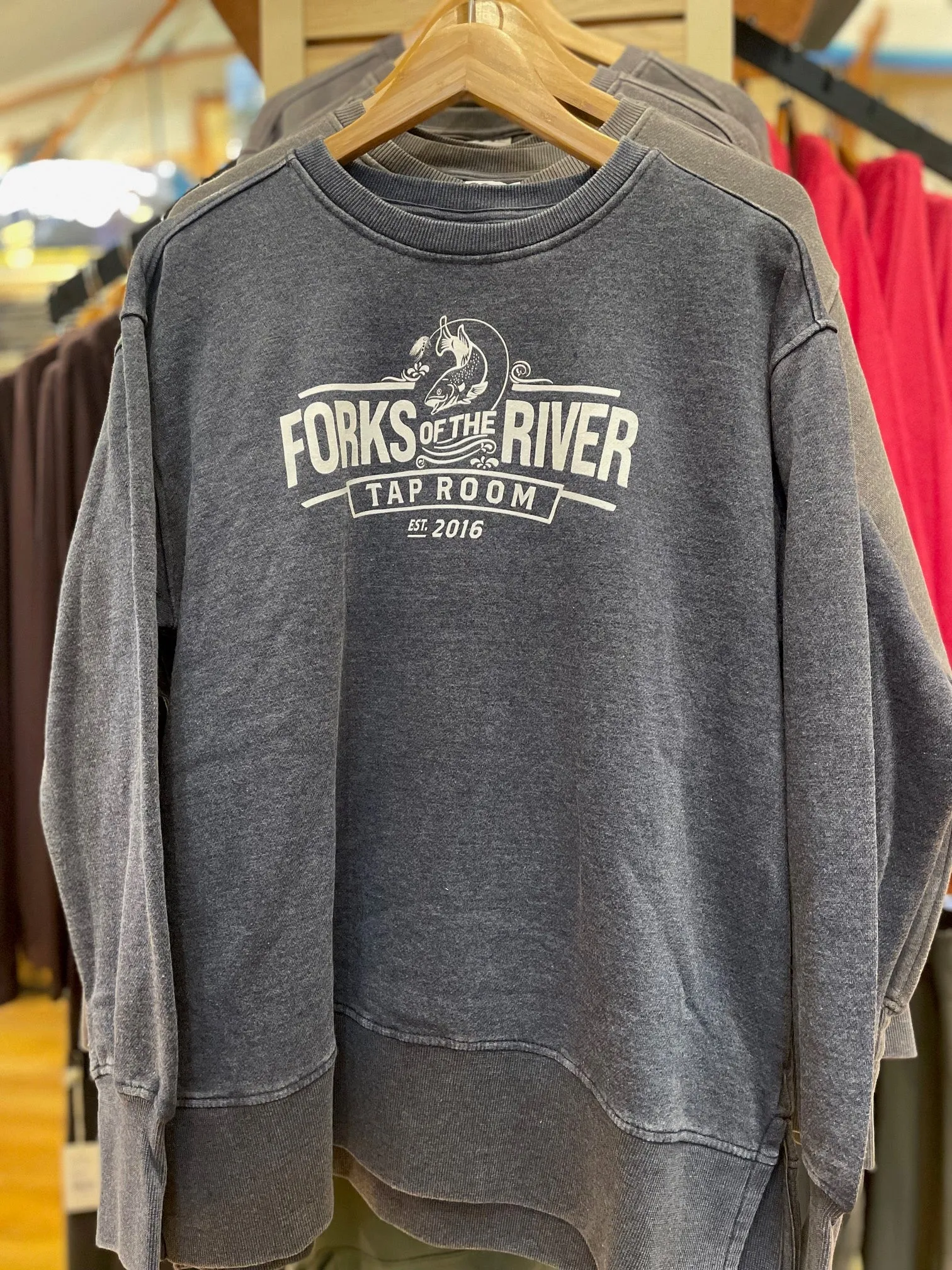 Forks of the River Taproom Crewneck Sweatshirt