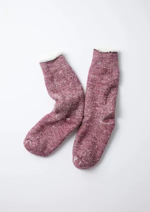Grape Double Face Crew Socks