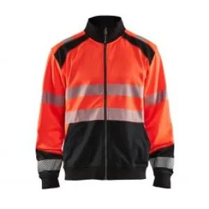 High&#x20;Vis&#x20;Sweatshirt&#x20;With&#x20;Full&#x20;Zip&#x20;3558&#x20;High&#x20;Vis&#x20;Rood&#x2F;Zwart&#x20;-&#x20;Bl&#xE5;kl&#xE4;der
