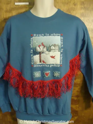 HOME IS WHERE MEMORIES GATHER Tacky Christmas Sweatshirt