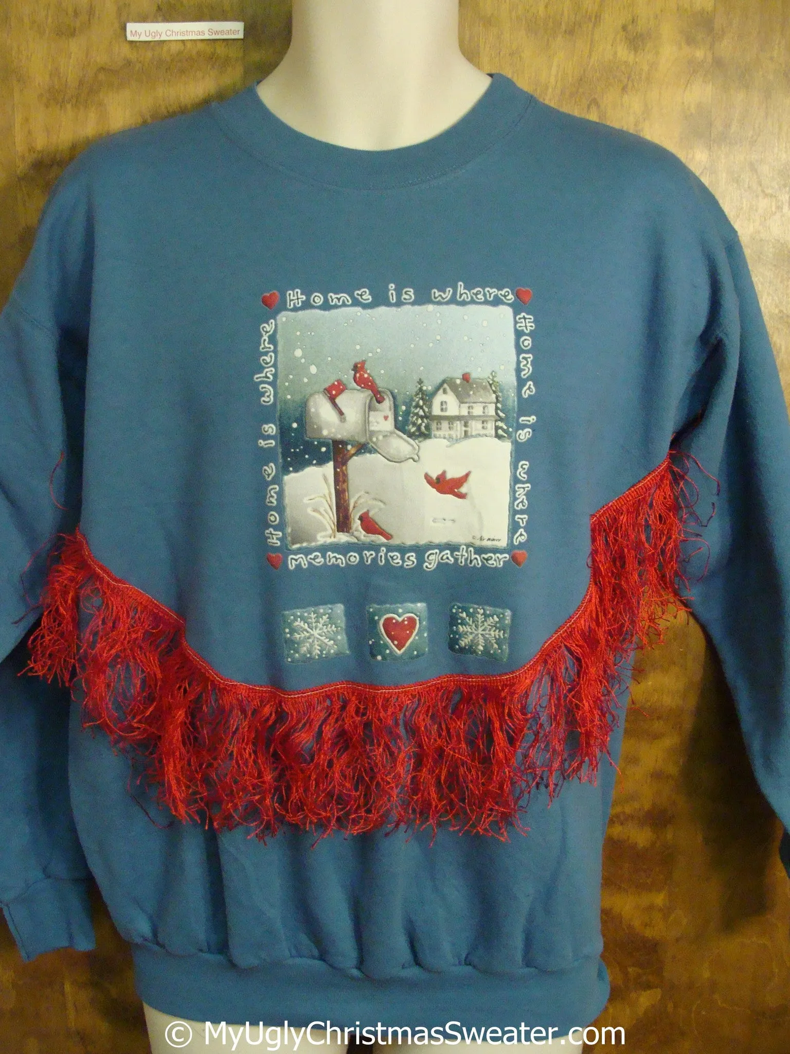 HOME IS WHERE MEMORIES GATHER Tacky Christmas Sweatshirt