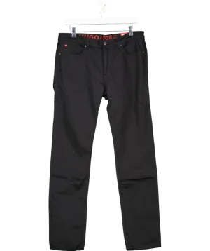 Hugo Boss 708 Premium Slim-fit Jeans Black Stretch Denim W32 Regular