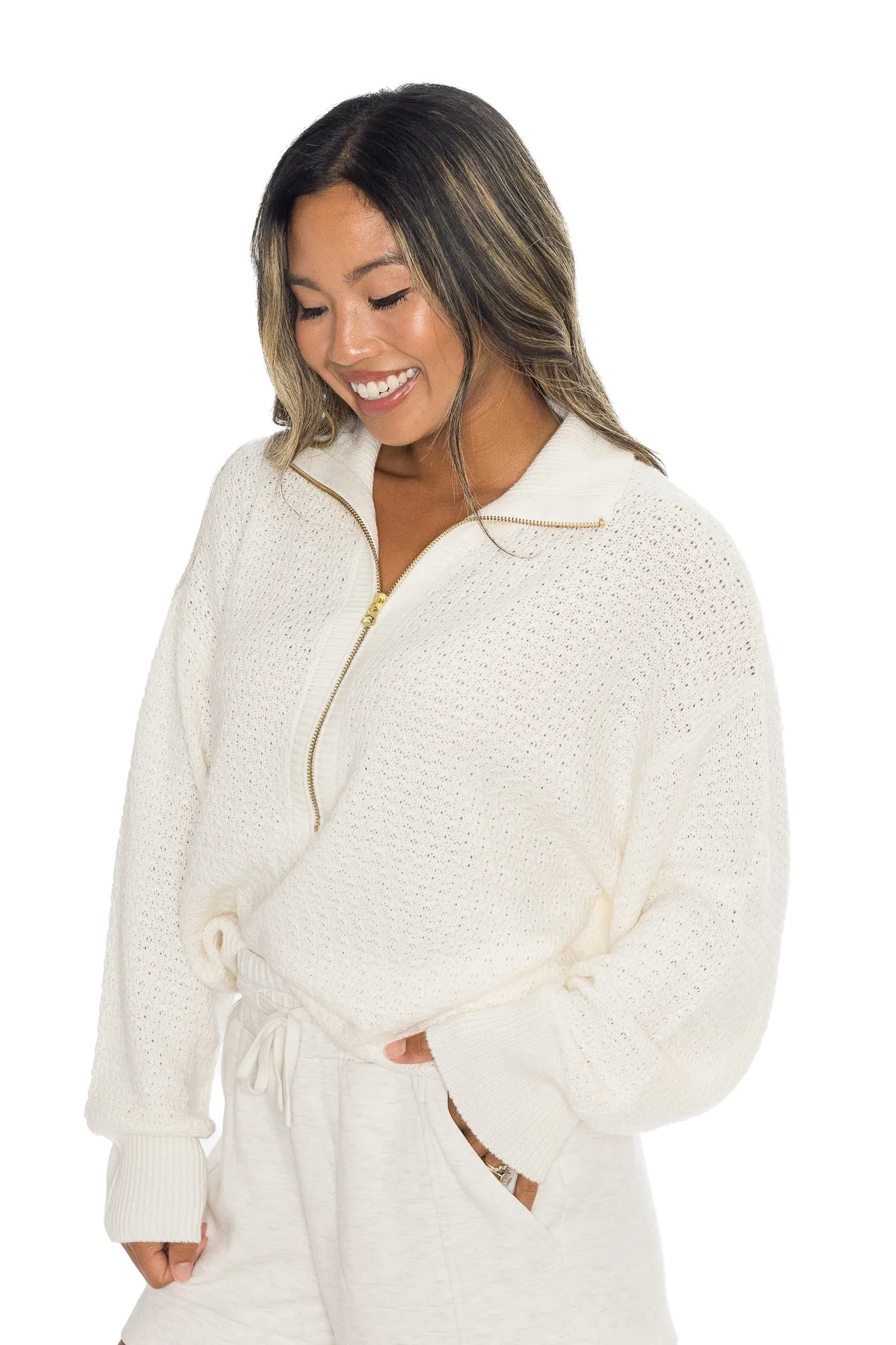 Jene Merino Half Zip