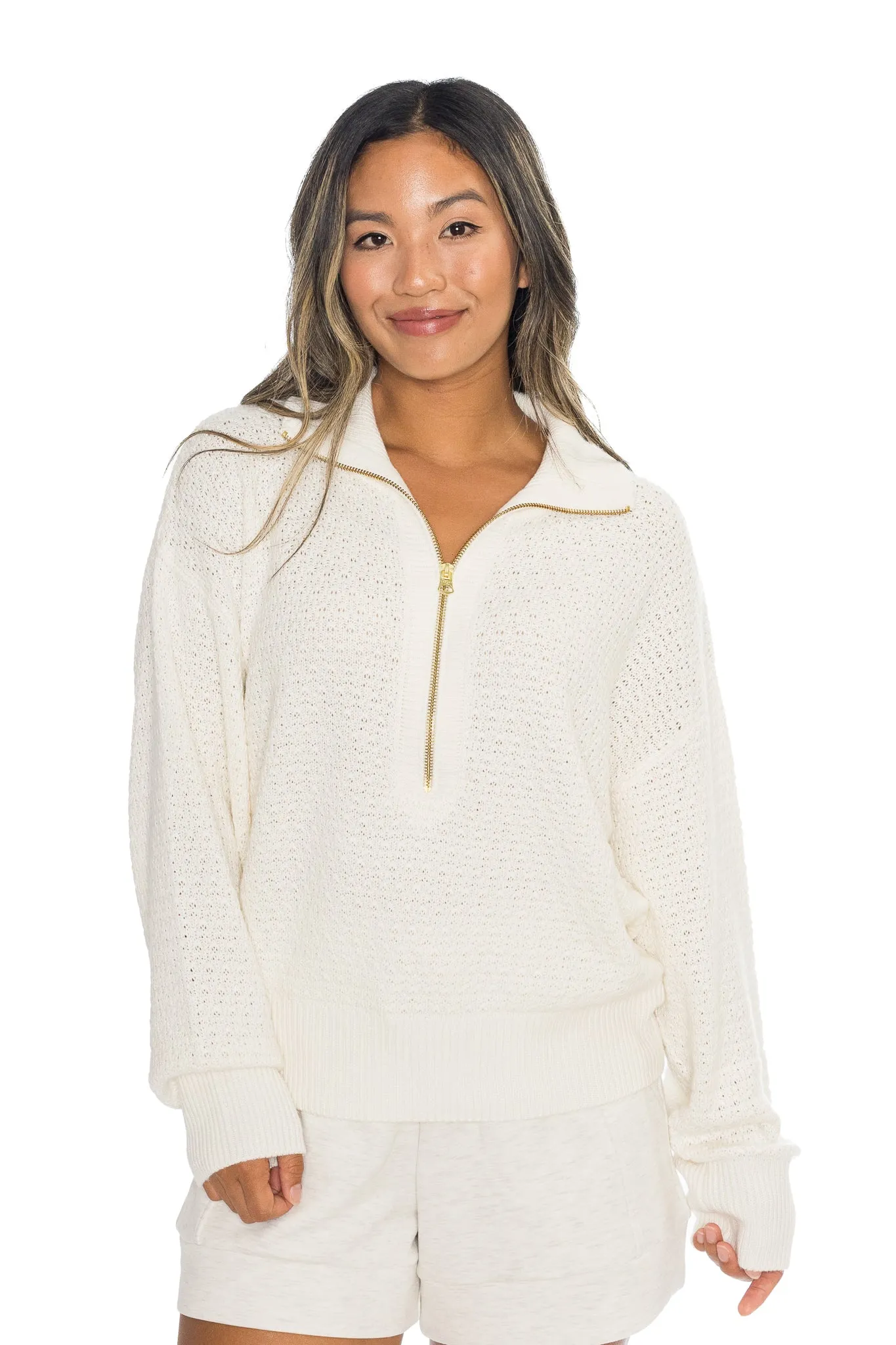 Jene Merino Half Zip
