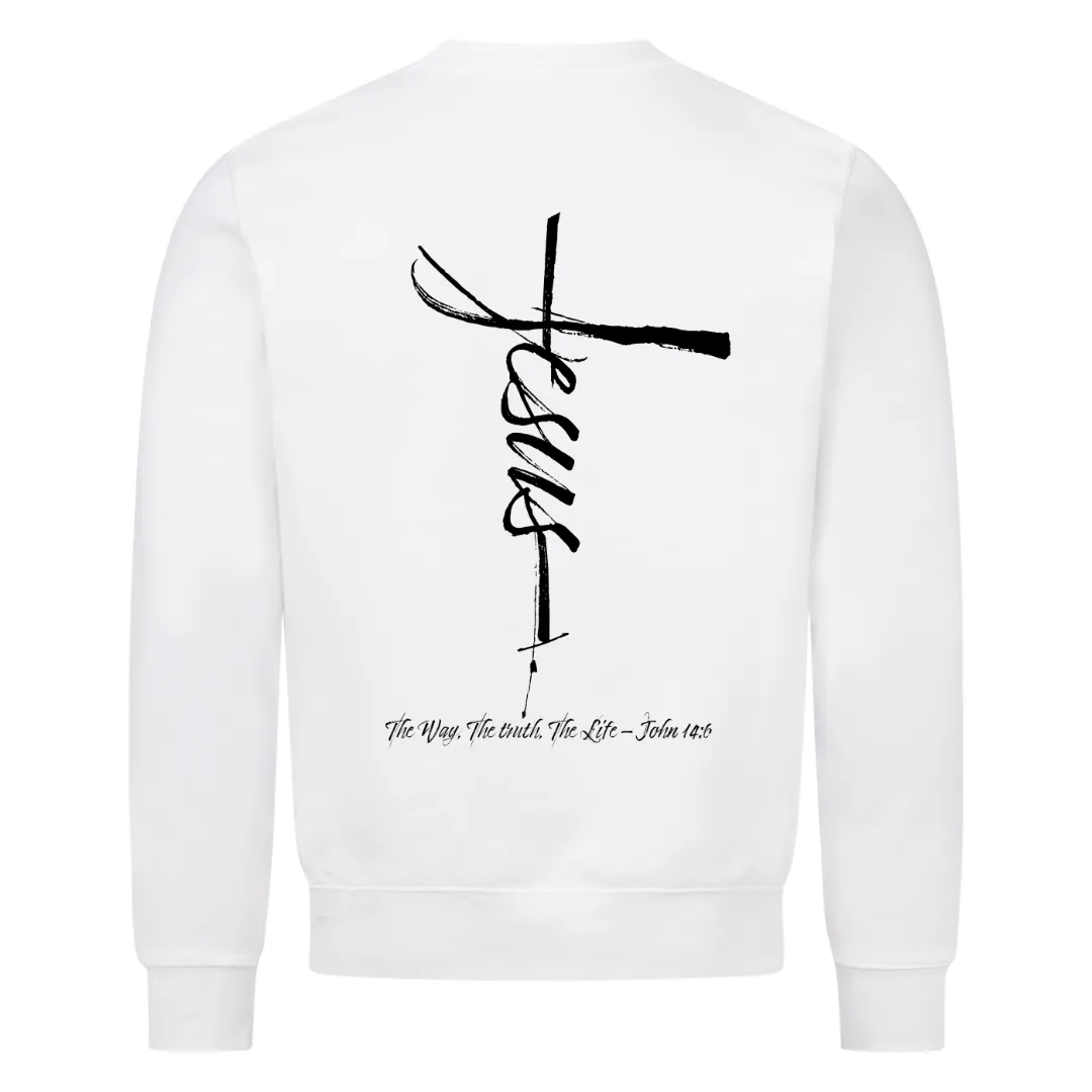 Jesus Cross Sweatshirt BackPrint