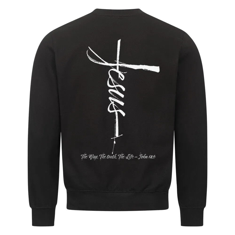 Jesus Cross Sweatshirt BackPrint
