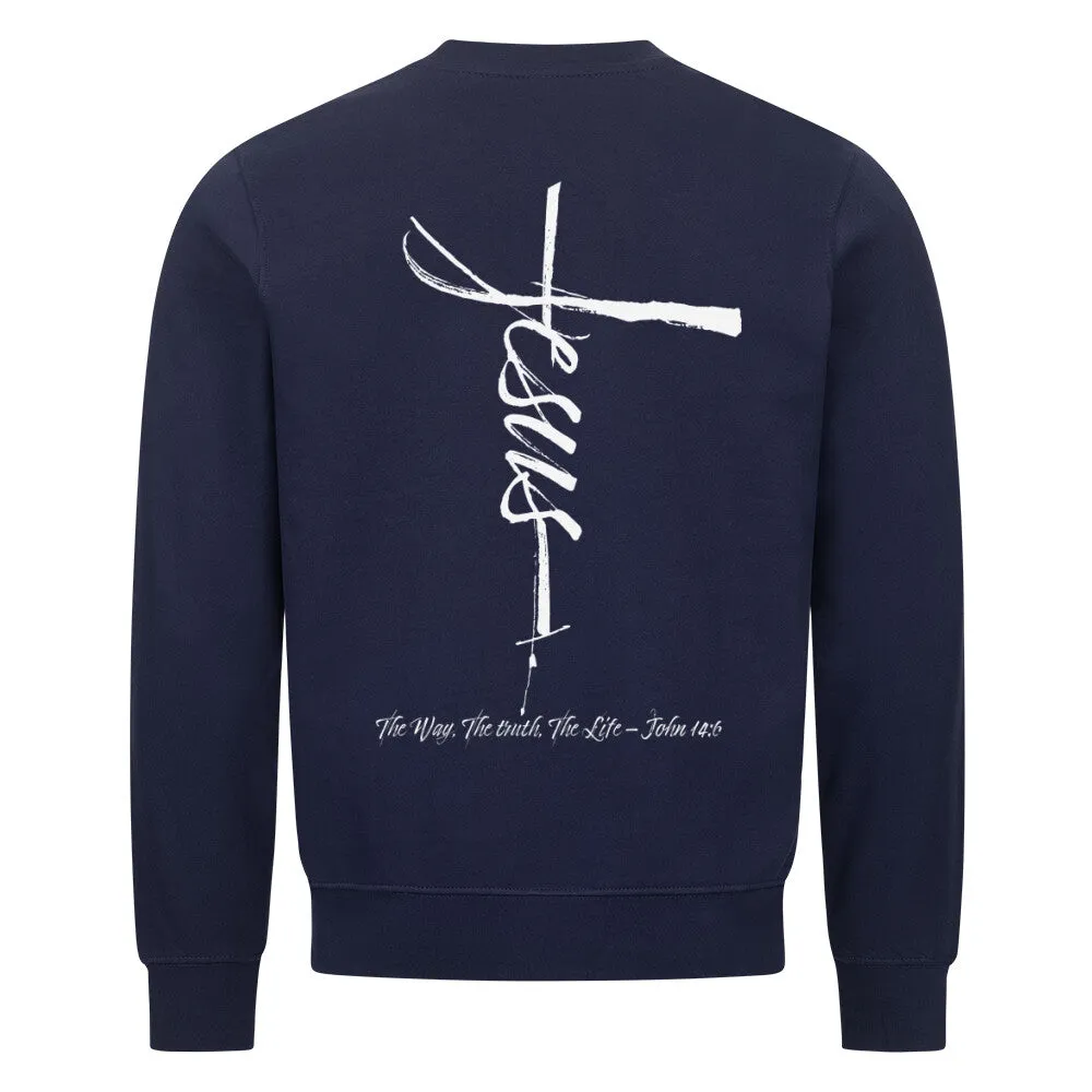 Jesus Cross Sweatshirt BackPrint