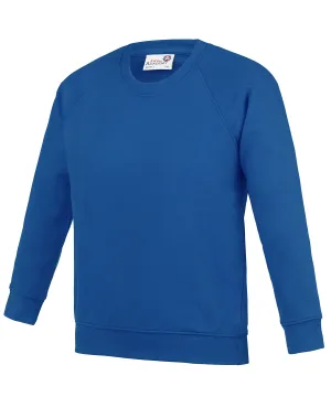 Kids Academy raglan sweatshirt | Academy Royal Blue
