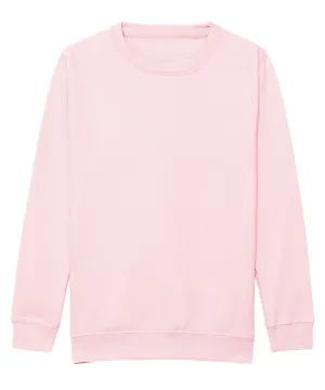 Kids AWDis sweatshirt | Baby Pink